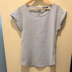 Lavender Short Sleeve Blouse